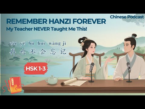 Видео: [HSK 1-3] | Перестаньте забывать иероглифы! Простой способ их запомнить | 别再忘了！一个记住汉字的简单技巧