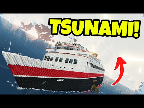 Видео: Круизный лайнер ВХОДИТ В СЕВЕРНОЕ МОРЕ! — Штормовой корабль затонул