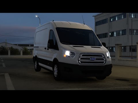 Видео: Euro Truck Simulator 2 - 1.56 VTCPanel -  Ford Transit - Срочный контракт - Руль Logitech G27 #ets2