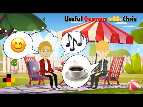 Видео: Учить немецкий язык | Разговор в саду | Диалог с субтитрами