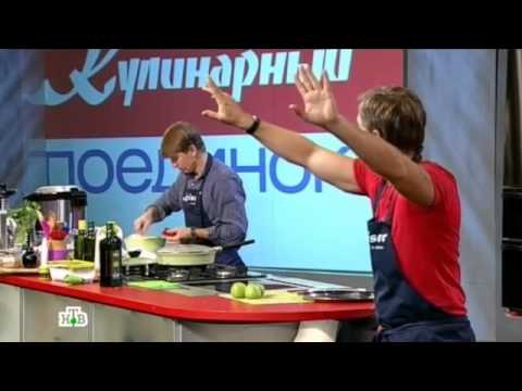 Видео: "Кулинарный поединок". Гости: Татьяна Тотьмянина и Алексей Ягудин.