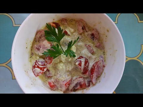 Видео: Вкуснейший салат с сыром страчателла из 3 ингредиентов