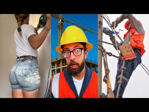 Видео: Постарайтесь не рассмеяться: мастера розыгрышей на стройке!