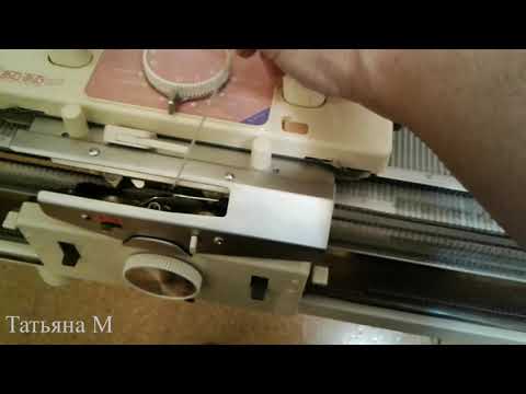 Видео: Silver reed SK561/SRP50 - круговое вязание на электронной вязальной машине