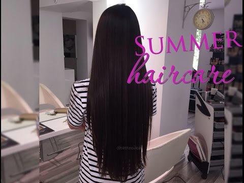 Видео: СУПЕР УХОД ЗА ВОЛОСАМИ ✩ Как я Ухаживаю за Волосами Этим Летом? ✩  #Tattocika