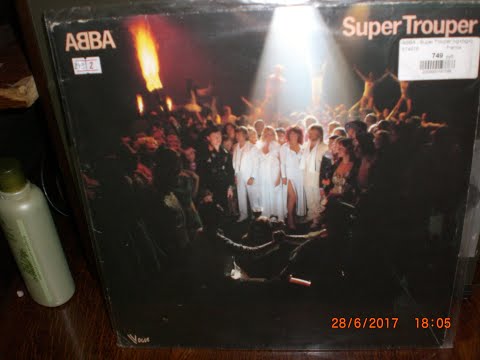 Видео: Слушаем винил\"ABBA" Super Trouper-1980 Side A