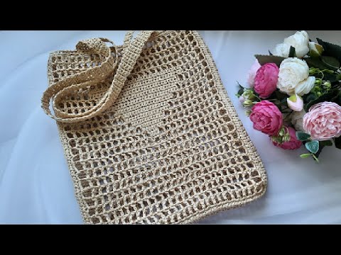 Видео: ТРЕНД СЕЗОНА!!! ПОПУЛЯРНАЯ  СУМОЧКА PRADA ИЗ РАФИИ КРЮЧКОМ!!!