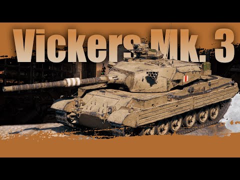 Видео: Vickers mk.3 - ГАЙД, ОБЗОР ТАНКА.