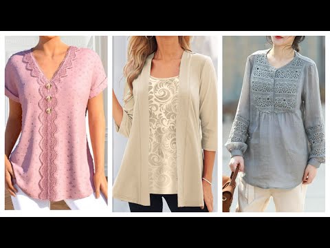 Видео: Мода 2025 года. КРАСИВЫЕ БЛУЗКИ. 100 идей для красивых блузок. Повседневные стили 24/25. #мода #р...