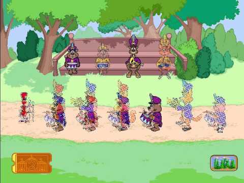 Видео: Дошкольное учреждение Reader Rabbit - Часть 7: Парад узоров (Билет 2)