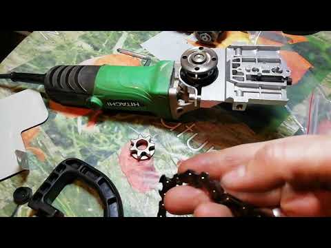 Видео: Насадка на болгарку, цепная пила CHAIN SAW. Краткий обзор, сборка и использование в работе.