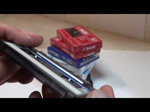 Видео: Кассетная Стопка. Нераспакованные аудиокассеты MAXELL, BASF, SONY, TDK, HITACHI