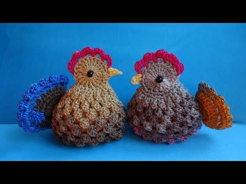 Видео: Easter chickens пасхальные вязаные курочки   вязание крючком crochet pattern for free