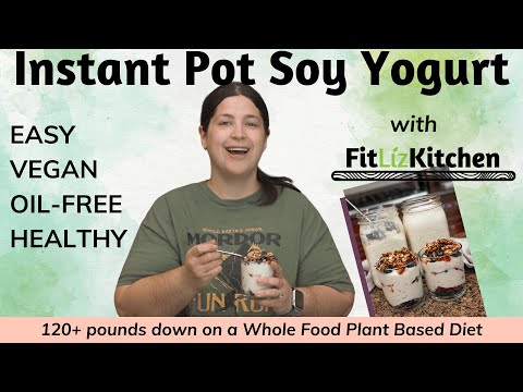 Видео: Суперпростой соевый йогурт быстрого приготовления! Всего 2 ингредиента, очень густой!