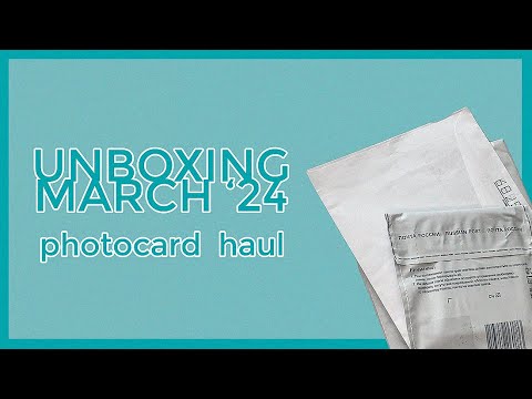 Видео: photocard haul • распаковка карт за март • billlie, kep1er, zb1, ive and nmixx