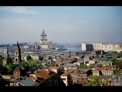 Видео: Жизнь в Москве 1953-54 гг. Съёмки майора Манхофа