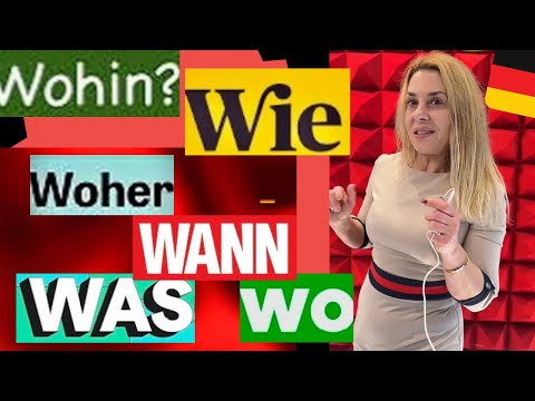Видео: ВОПРОСИТЕЛЬНЫЕ слова в немецком языке: WAS? Wo? Wann? Wie?