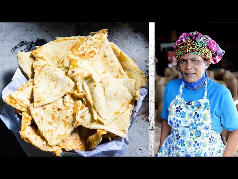 Видео: Pepper Roti от Shanty в Сипарии, Тринидад и Тобаго | В Де Кухне
