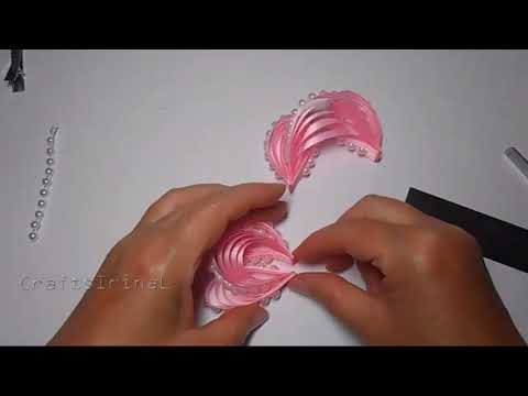 Видео: Оригинальный бант из узкой ленты МК/Amazing narrow ribbon bow DIY