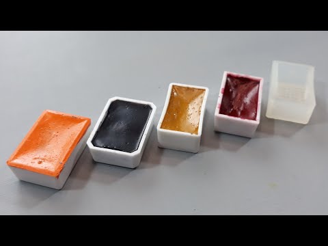 Видео: Размеры кювет акварели Белые Ночи, Rosa, Vista-Artista, Гамма