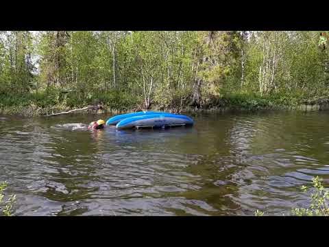 Видео: тренировка оверкиля/ переворачивание катамарана