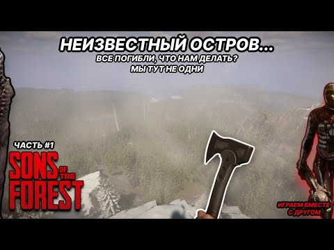 Видео: Попали с другом  на неизвестный остров  |  Sons of the forest  |  Прохождение #1 | #sonsoftheforest