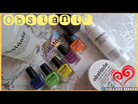 Видео: Распаковка новинок Obstante - уход и лаки
