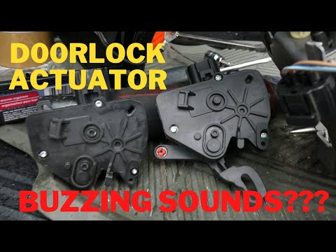 Видео: Замена привода замка раздвижной двери Dodge Caravan 2016 года [ Жужжащие звуки ]