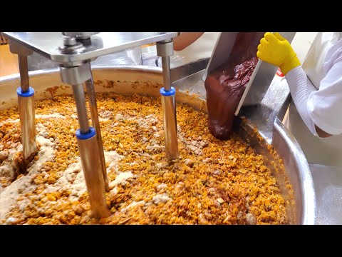 Видео: Вкуснятина! Ежедневная корейская еда, жареный рис с кимчи, массовое производство | Корейская кухня