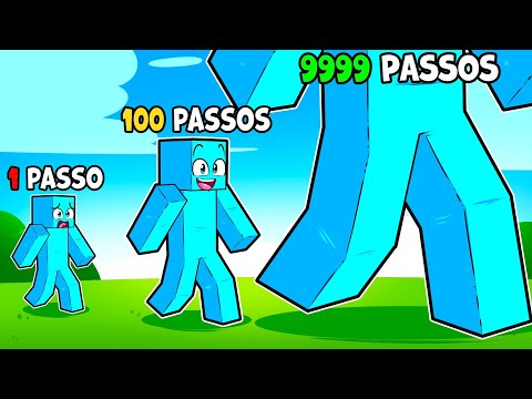 Видео: С каждым шагом я становлюсь БОЛЬШЕ в Minecraft!