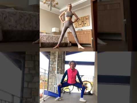 Видео: Тренировка Веры Брежневой в трансляции // 25 марта