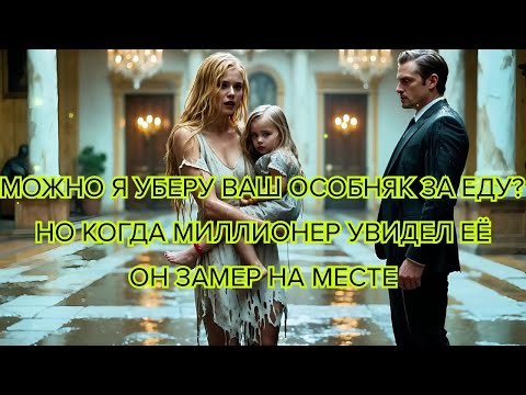 Видео: Можно я уберу ваш особняк за еду — но когда миллионер увидел её, он замер на месте #истории #добро
