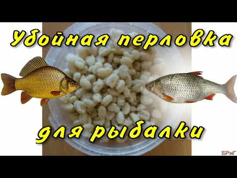 Видео: Убойная перловка для рыбалки . Рецепт .