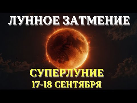 Видео: СУПЕРЛУНИЕ! 17-18 сентября 2024! Это Лунное ЗАТМЕНИЕ перевернёт всё с ног на голову!