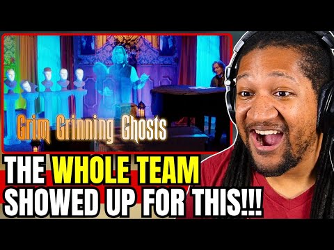 Видео: Джефф Кастеллуччи — «GRIM GRINNING GHOSTS» (кавер с низким басом) | Реакция!