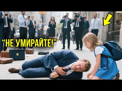 Видео: Шестилетняя Девочка СПАСЛА Мужчину Без Сознания, Не Зная Что ОН – МИЛЛИАРДЕР...
