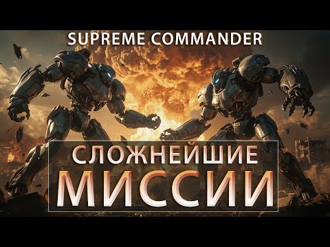 Видео: СЛОЖНЕЙШИЕ МИССИИ В SUPREME COMMANDER