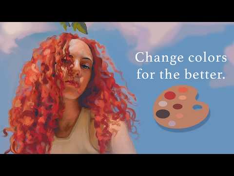 Видео: Как изменить цветовую палитру 🎨 в картине