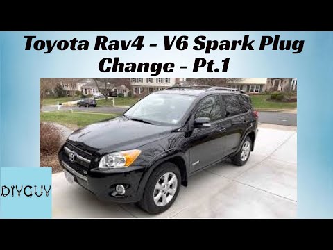 Видео: ЧАСТЬ 1 - Toyota Rav4 Limited V6 (3,5 л) 2006-2012 гг. - Замена свечей зажигания