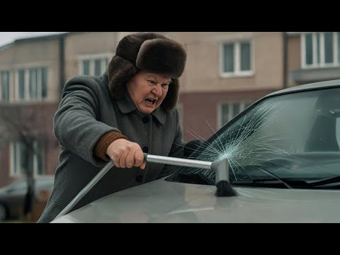 Видео: Бабушка учит дорожных хамов правильной парковке #1