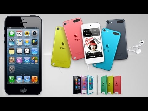 Видео: Обзор iPhone 5, iPod Touch 5 и iPod Nano