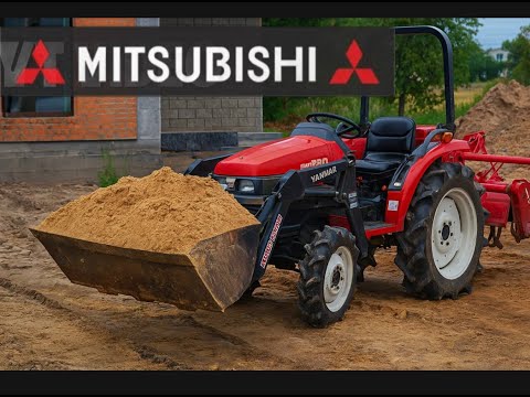 Видео: Японский зверь MITSUBISHI MT221 с фронтальной установкой