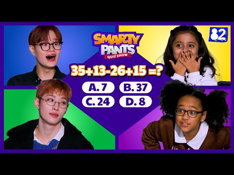 Видео: Кпоп айдолы на всех парах соревнуются с детьми⚡| Smarty-Pants! | AB6IX & P1Harmony