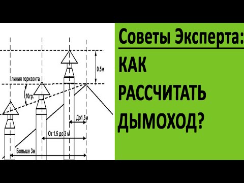 Видео: Как рассчитать высоту дымохода?丨Советы от ЭКСПЕРТА丨