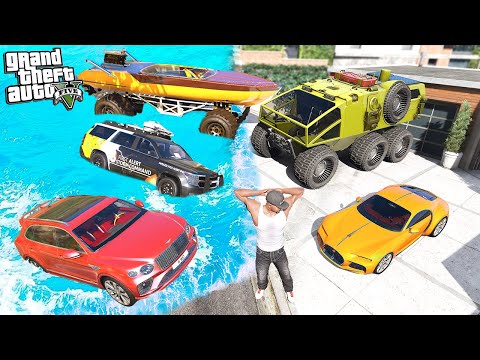 Видео: УГНАЛ МАШИНЫ ВО ВРЕМЯ ЦУНАМИ!! - GTA 5 Реальная Жизнь (Моды ГТА 5)