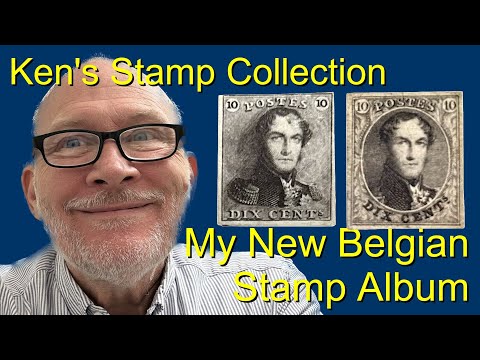 Видео: Мой новый альбом с бельгийскими марками