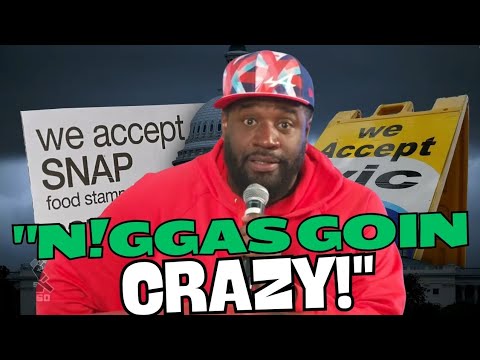 Видео: Кори Холкомб ВЫСТУПАЕТ против чернокожих, готовых совершать преступления из-за задержек EBT!