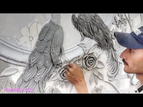Видео: Барельеф от мастера Фахриддина! Ручная работа! Очень красиво смотрится 😍
