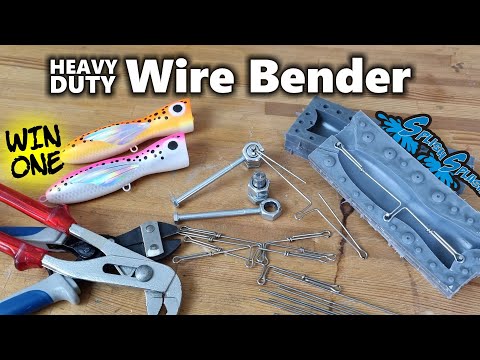 Видео: Мощный гибочный станок для проволоки