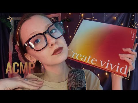 Видео: АСМР 🌿 собираем мой альбом ~ близкий шепот, мурашки, таппинг ✨ ASMR